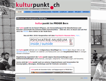 Tablet Screenshot of kulturpunkt.ch