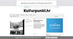 Desktop Screenshot of kulturpunkt.hr