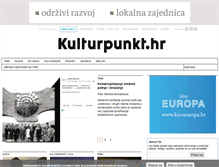 Tablet Screenshot of kulturpunkt.hr